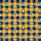 Sykel Enterprises NHL Team Fleece Blanket Fabric-Nashville Predators Buffalo Plaid Fleece Fabric